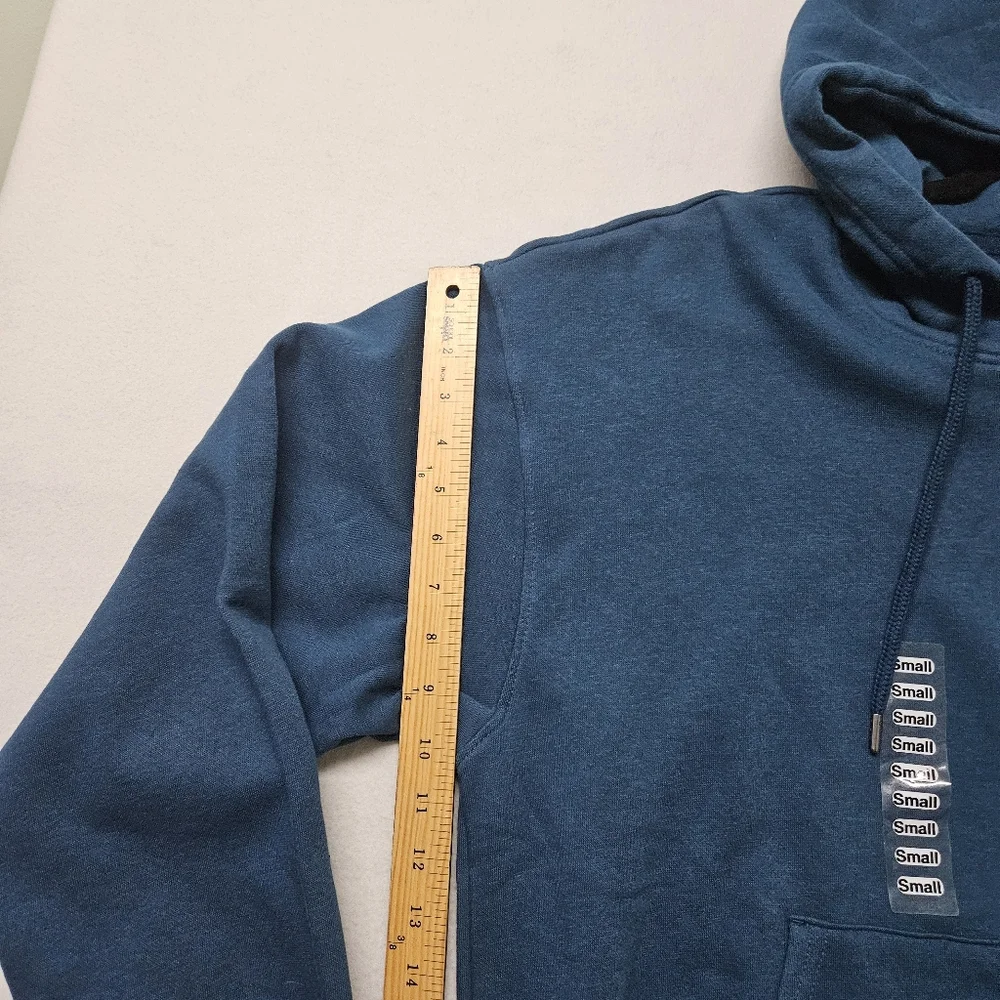North Face Evolution Vintage Hoodie Midnight Petrol Oversized Large NWT